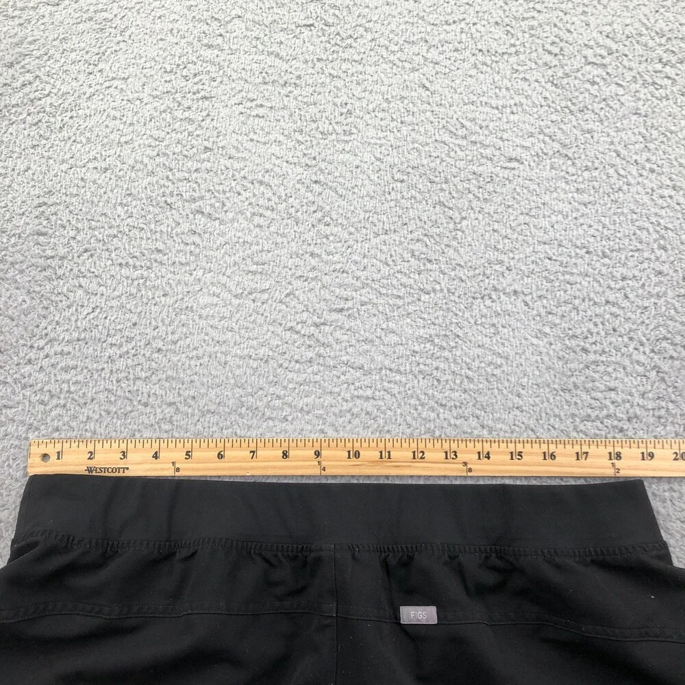 FIGS Scrub Pants Mens 3XL Black Technical Collection Straight Leg Drawstring